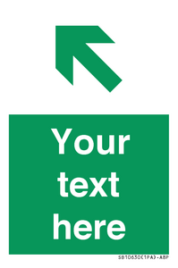 Custom Safe condition: Green Up left arrow